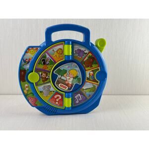 Fisher Price Little People World of Animals See n' say learning spin talking toy